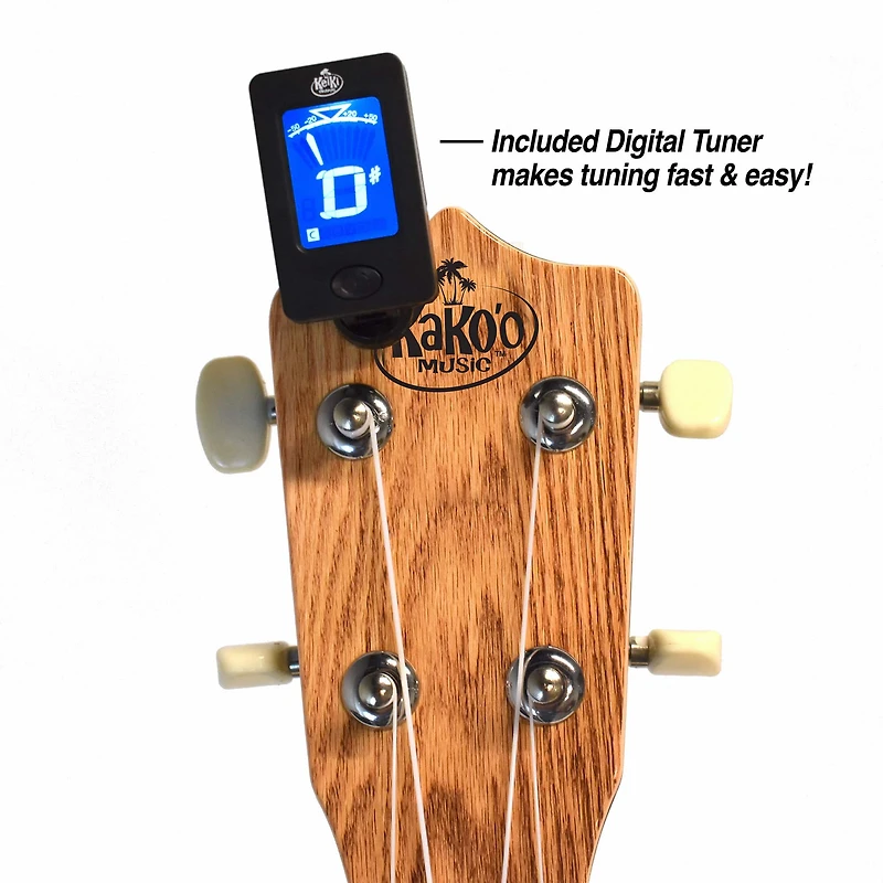 Salus KaKo'o 21" Sandalwood Professional Wooden Ukulele Set