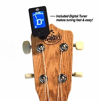 Salus KaKo'o 21" Sandalwood Professional Wooden Ukulele Set