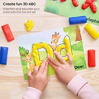 Arteza® Kids Alphabet Learn By Dough Kit, 43 pcs