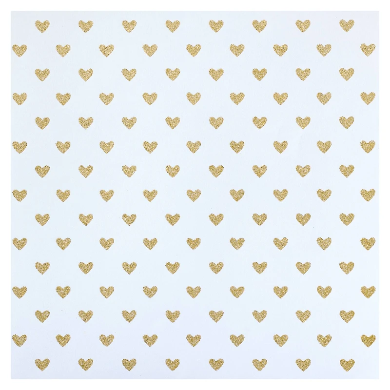 Glitter Heart Cardstock Paper by Recollections