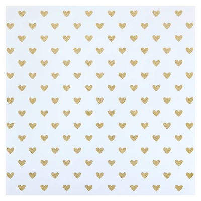 Glitter Heart Cardstock Paper by Recollections