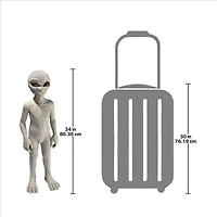 Design Toscano Large The Out-of-this-World Alien Extra Terrestrial Statue