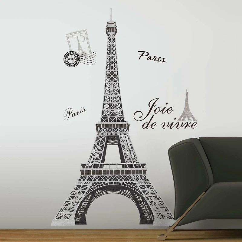 RoomMates Eiffel Tower Peel & Stick Giant Wall Decal