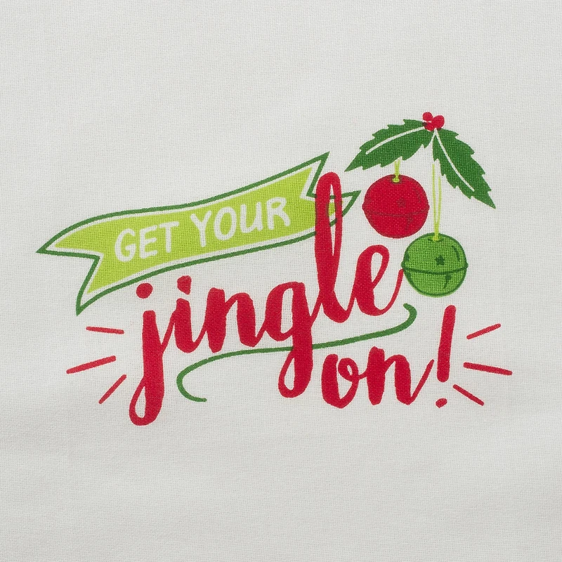 DII® Assorted Jingle On Holiday Printed Dishtowel Set