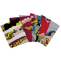 Camelot Fabrics DC Comics Heroines Cotton Bundle, 4ct.