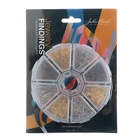 John Bead Eye Pins Assortment Round 8 Slot Jewelry Findings & Making Kit, 1000ct.