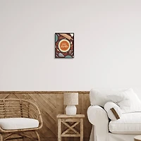 Stupell Industries Give Thanks Kitchen Utensils Pattern Framed Giclee Art