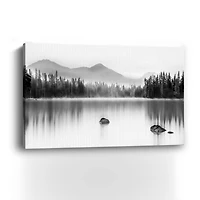 Mountain Reflection Canvas Giclee