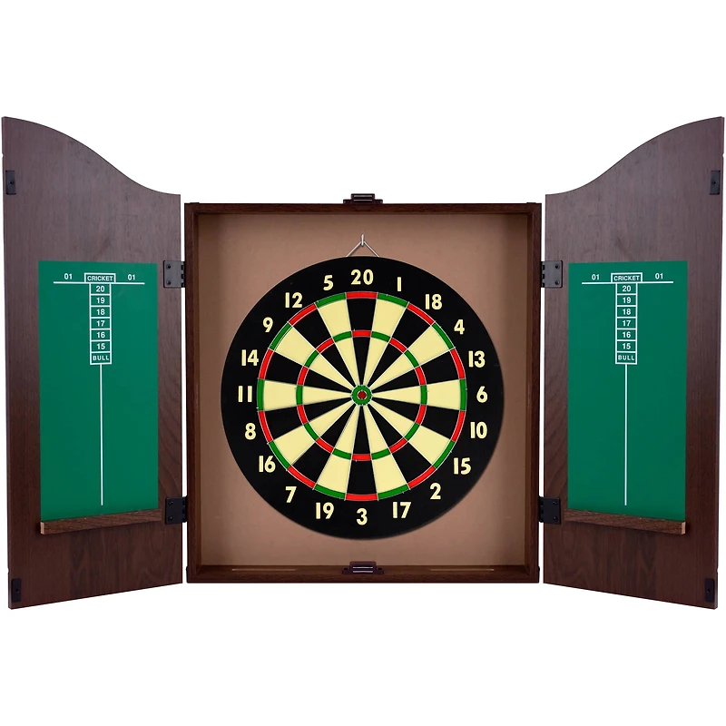 Toy Time King's Head Value Dartboard Cabinet Set