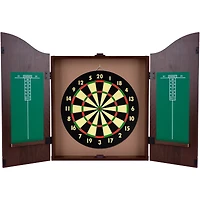 Toy Time King's Head Value Dartboard Cabinet Set