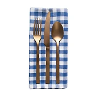 DII® Blue Farm Check Napkin, 6ct.