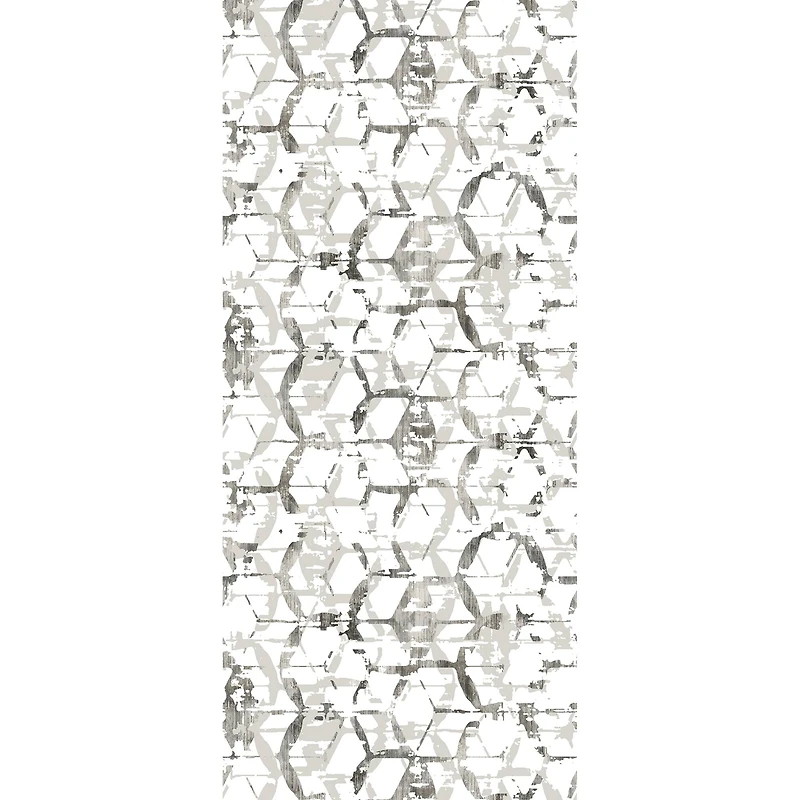 Katie Hunt Dove Gray Hex-A-Gone Wall Mural