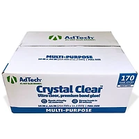AdTech® Crystal Clear™ 10" Full Size Hot Glue Sticks, 170ct.