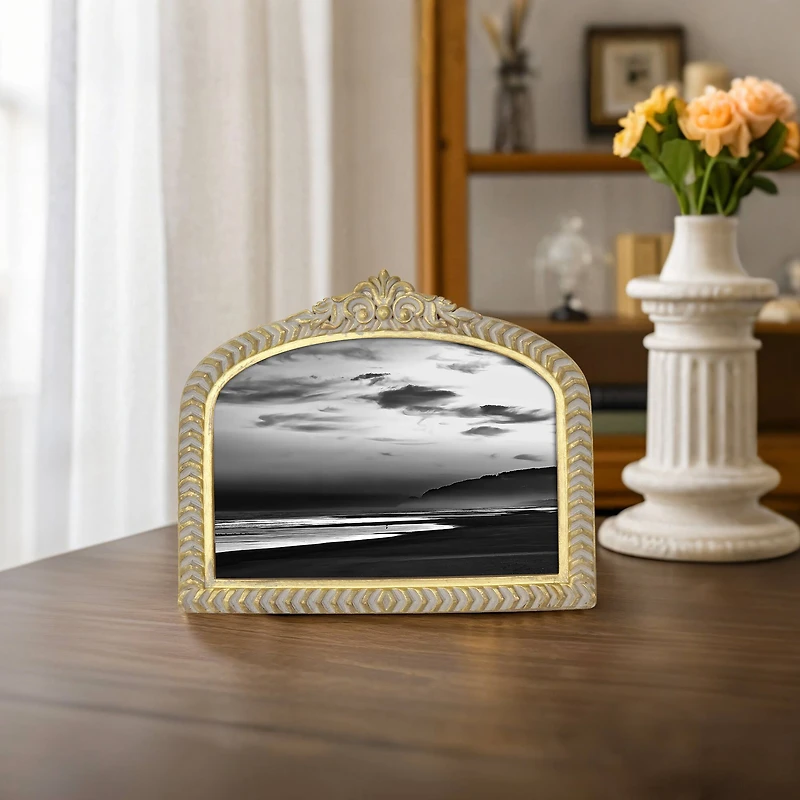 5" x 7" Gold Mantel Arch Tabletop Frame by Studio Décor® Treasured Finds