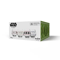 JoyJolt® Star Wars™ 15oz. Ugly Sweater Collection Stemless Drinking Glass, 4ct.