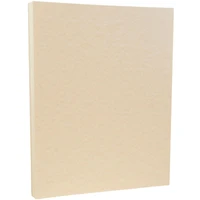 JAM Paper Natural 8.5" x 11" Parchment Cardstock, 250 Sheets