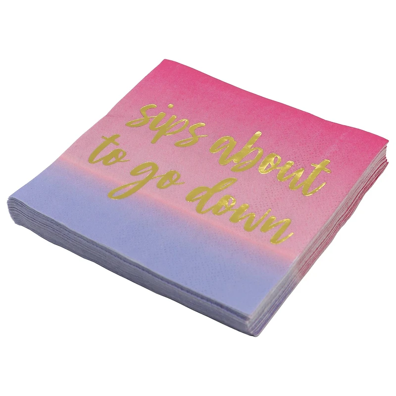 Sips About to Go Down Beverage Napkins, 20ct. by Celebrate It™