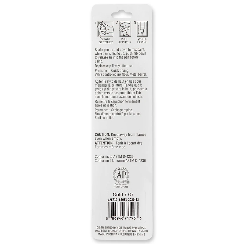 Extra Fine Tip Multi-Surface Premium Paint Pen by Craft Smart