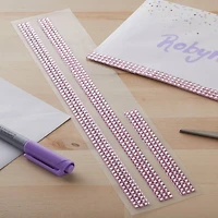 Light Pink Border Bling Stickers By Recollections™