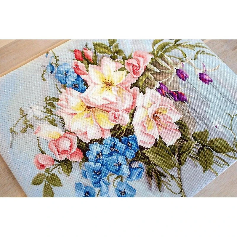 Luca-s Bouquet With Bells Counted Cross Stitch Kit