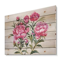 Designart - Purple Peonies Bush I