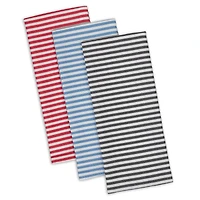 DII® I Love Paris Striped Heavyweight Dish Towels, 3ct.