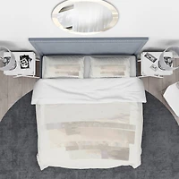 Designart 'Geometric Neutral Form I' Geometric Bedding Set
