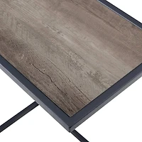Walker Edison Gray Wash Modern End C Table