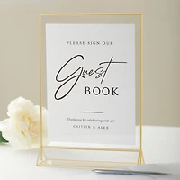 8.5" x 11" Gold Acrylic Sign Holders, 2ct. by Celebrate It™