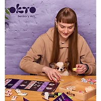 OKTO DIY Wood & Craft Romance Flowers Clay Kit