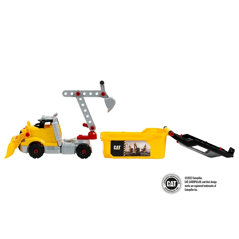 Theo Klein CAT® Excavator Tool Truck 4-in-1 Set