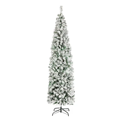 7.5ft. Unlit Acacia Medium Flocked Artificial Christmas Tree