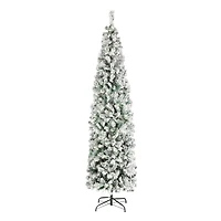 7.5ft. Unlit Acacia Medium Flocked Artificial Christmas Tree
