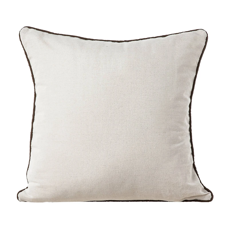 Glitzhome® Embroidered Fall Leaves Pillow