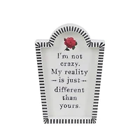 Assorted 7" Black & White Stripe Sentiment Tabletop Sign by Ashland®