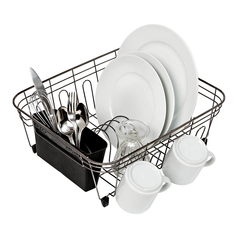 Honey Can Do Chrome Small Dish Drying Rack