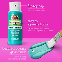 Apple Barrel® Acrylic Glossy Brights 12 Piece Paint Set