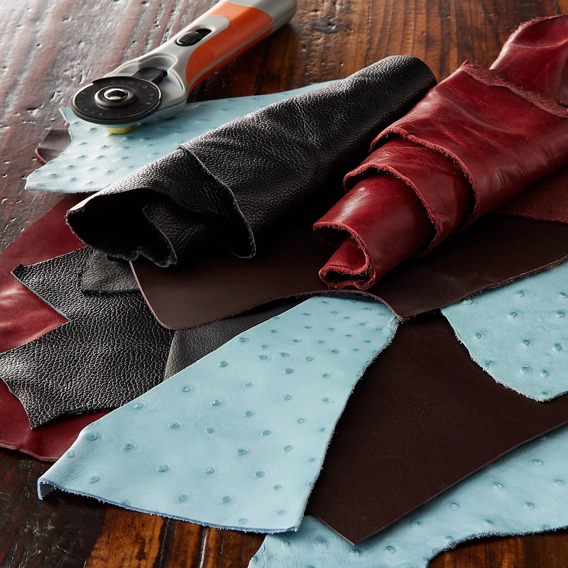 Premium Leather Remnants by ArtMinds™