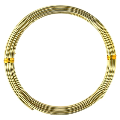 12 Pack: 12 Gauge Gold Aluminum Decorative Wire by Ashland®