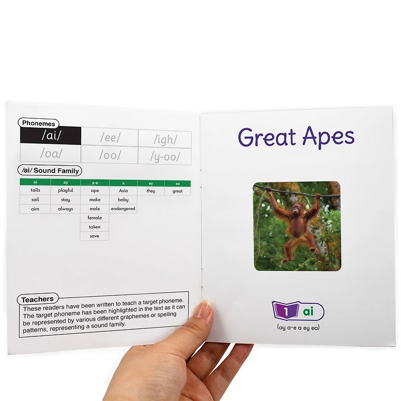 Junior Learning® Decodable Readers Sound Families Long Vowels Non-Fiction Phase 5.5