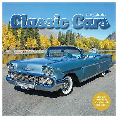 TF Publishing 2025 Classic Cars Wall Calendar
