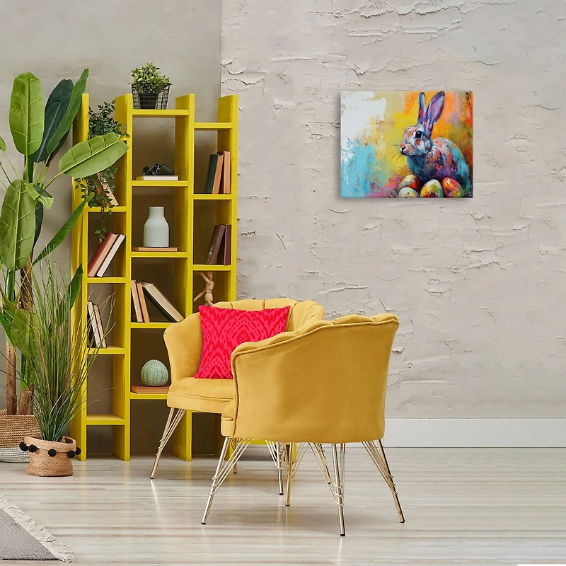 Stupell Industries Easter Joy Abstract Canvas Wall Art