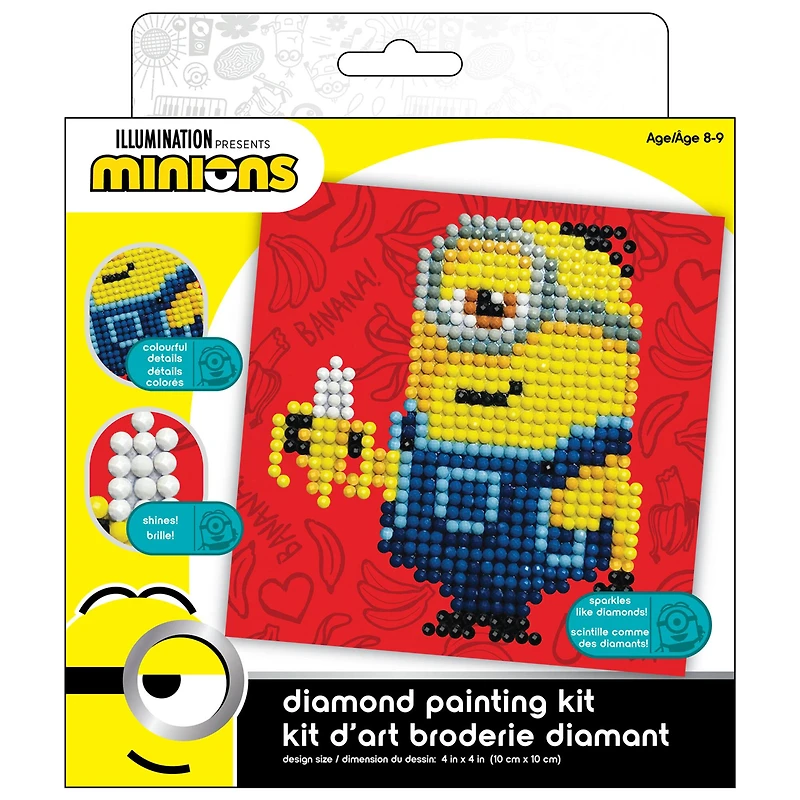 Camelot® Dots Minions Fun Diamond Painting Kit