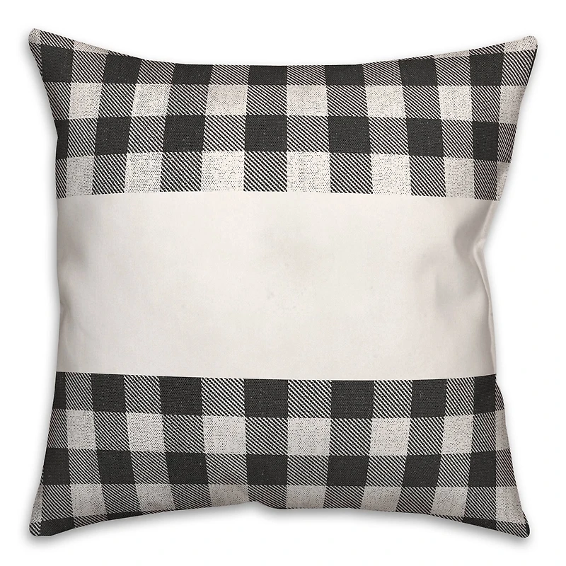 Joy Wreath Green 18x18 Throw Pillow