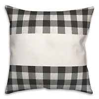 Joy Wreath Green 18x18 Throw Pillow