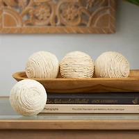 Beige Handmade Jute Orbs & Vase Filler Set