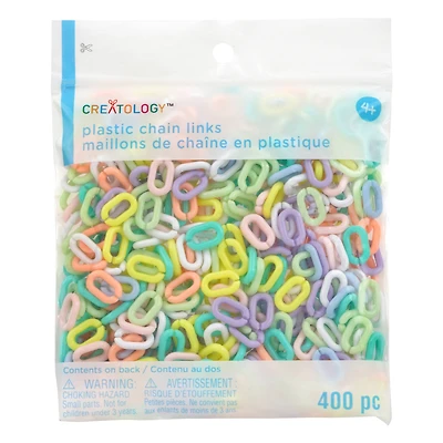 Pastel Plastic Chain Links by Creatology™, 400ct.