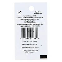 Spectrum Cool 7/16" Light Blue Buttons, 4ct.