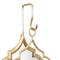 CosmoLiving by Cosmopolitan 16" Gold Glam Wall Sconce