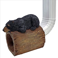 Design Toscano 9" Black Bear Gutter Guardian Downspout Statue